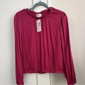 Cloth & Stone Fuchsia Blouse